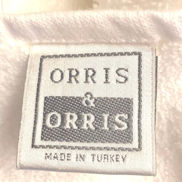 Orris & Orris 100% Cotton Bath Towel Embroidered Floral Cottagecore Grandmacore - Picture 4 of 8